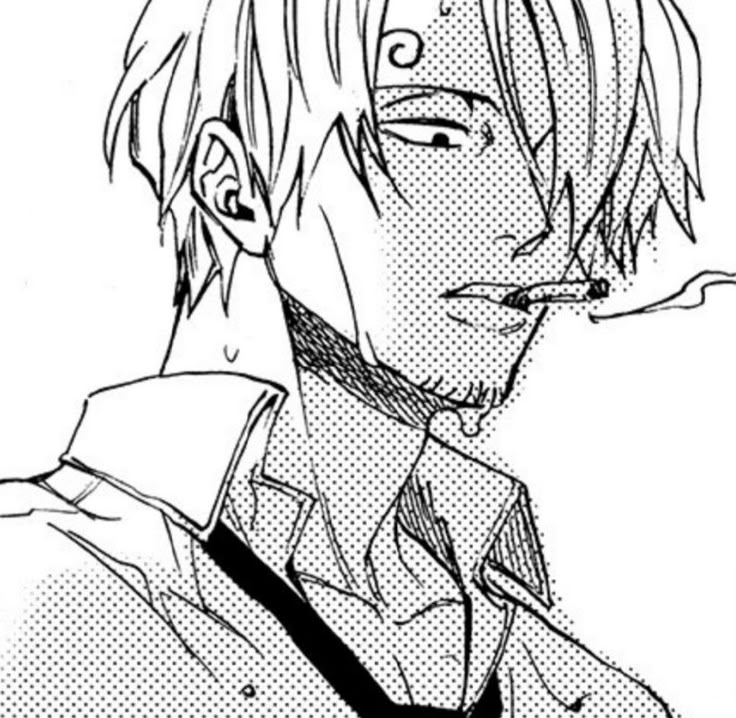 sanji smoking